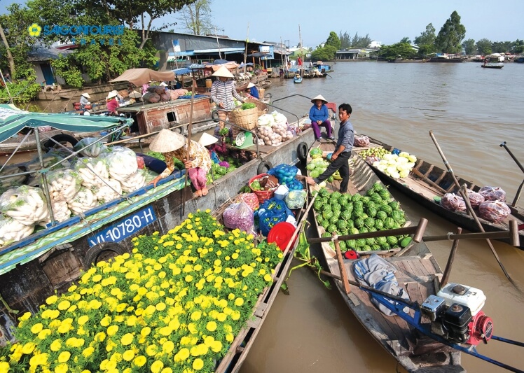 Delta du Mékong: le marché flottant de Cái Bè, un lieu à découvrir